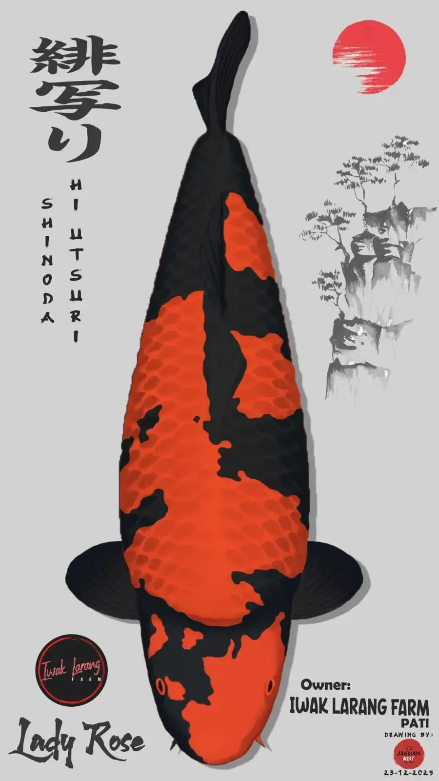 Mascot Iwak Larang Farm - Lady Rose